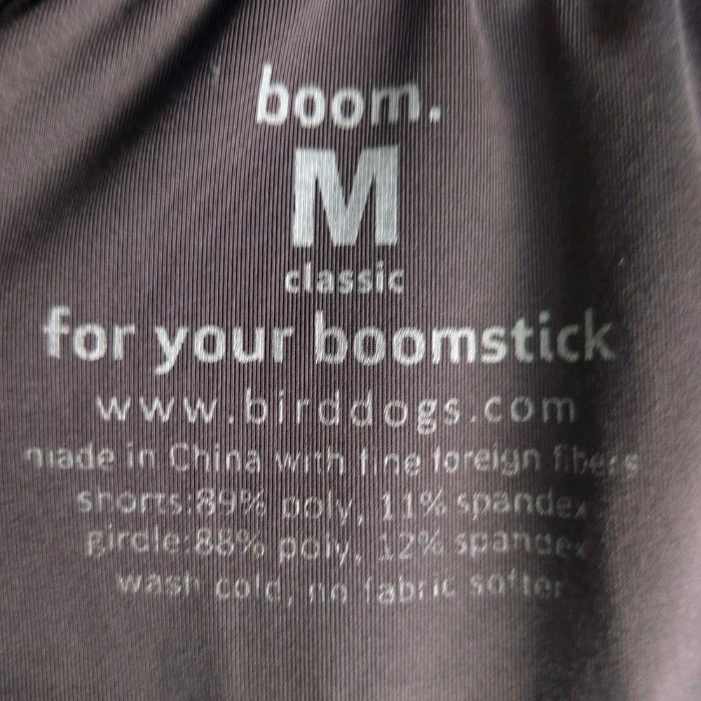 Birddogs Boom Classic Men Navy Blue Gray Lined Athletic Gym Shorts Size M 7